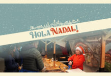 Mercado de Navidad en plaza Catalunya