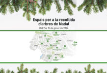 Campaña de recogida de árboles de Navidad del 2 al 15 de enero